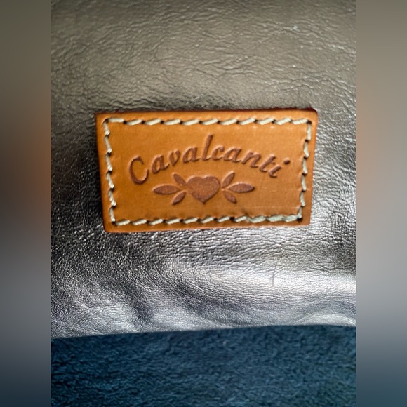 Cavalcanti metallic leather make up bag - Picture 6 of 9